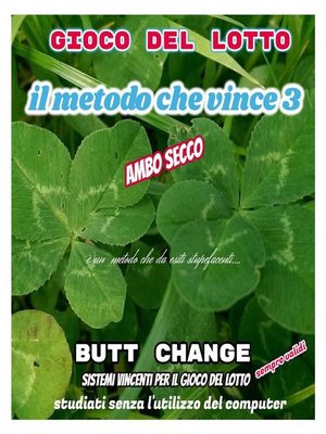 cover image of Gioco del lotto--il Metodo Che Vince 3--Ambo Secco [Mat Marlin]